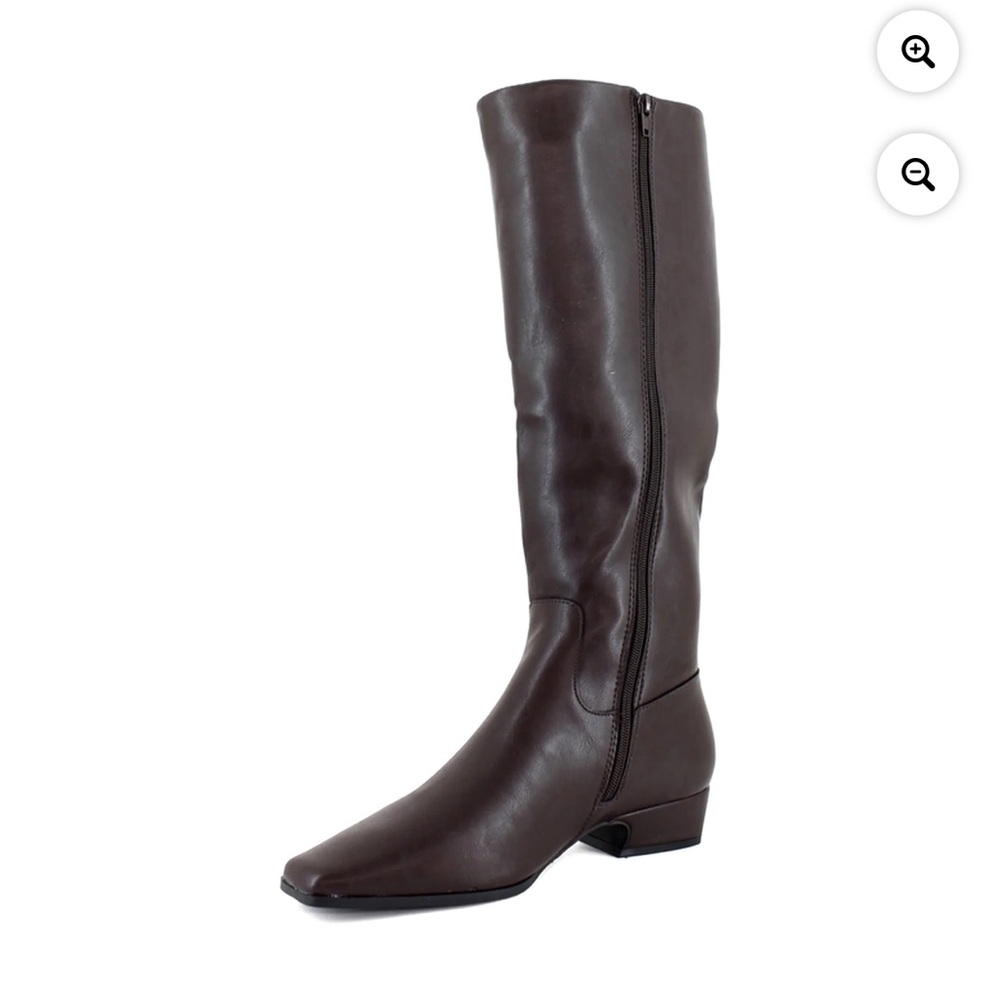 Madden Girl Dark Brown Heeled Boots - Picture 1 of 11
